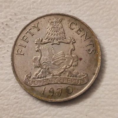 FCO-7-散币 - 百慕大1970年伊丽莎白50分