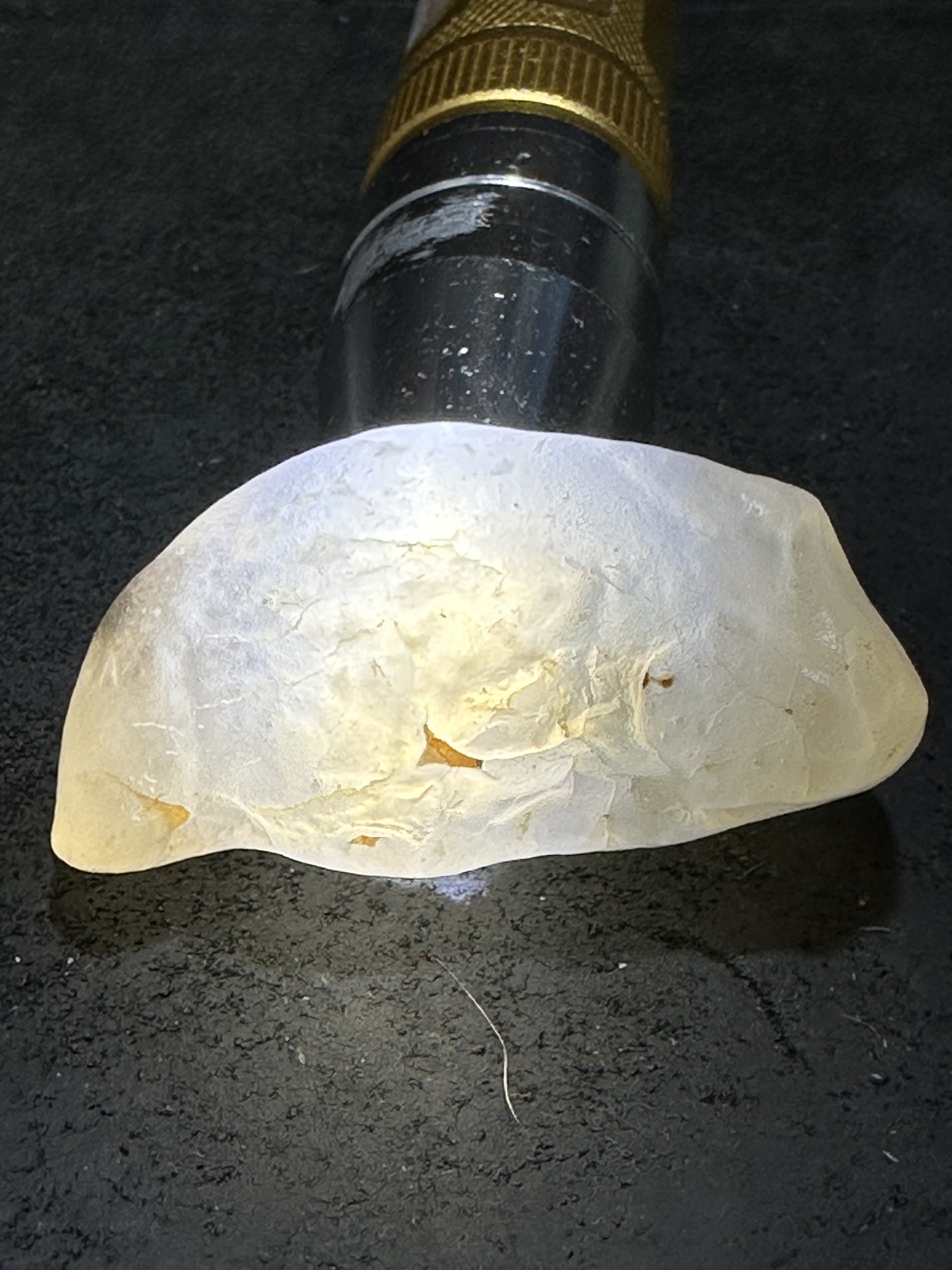 放福利！精美天然罕见发丝阿拉善玛瑙原石一颗