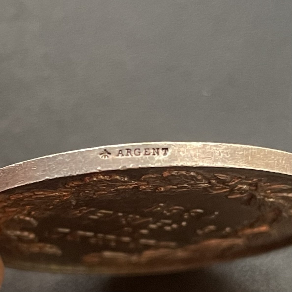 「木头集藏」章牌专场-第33期 1861年法国农业信贷银章 直径：37 mm，18.2g，边铭：蜜蜂 ARGENT （1860-1879年）