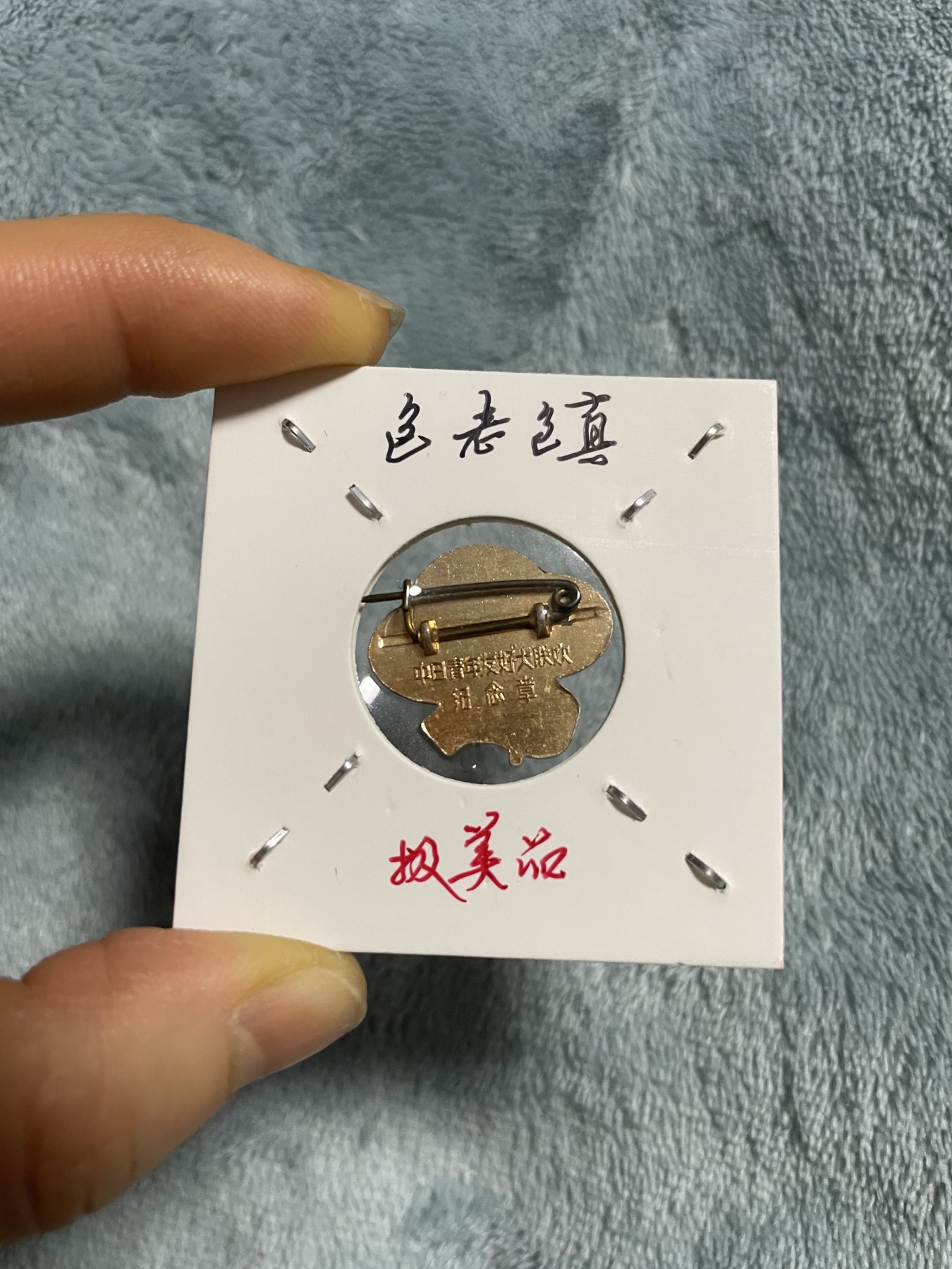 徽章、纸币、杂项币专场 中日青年友好大联欢纪念章，珍稀版