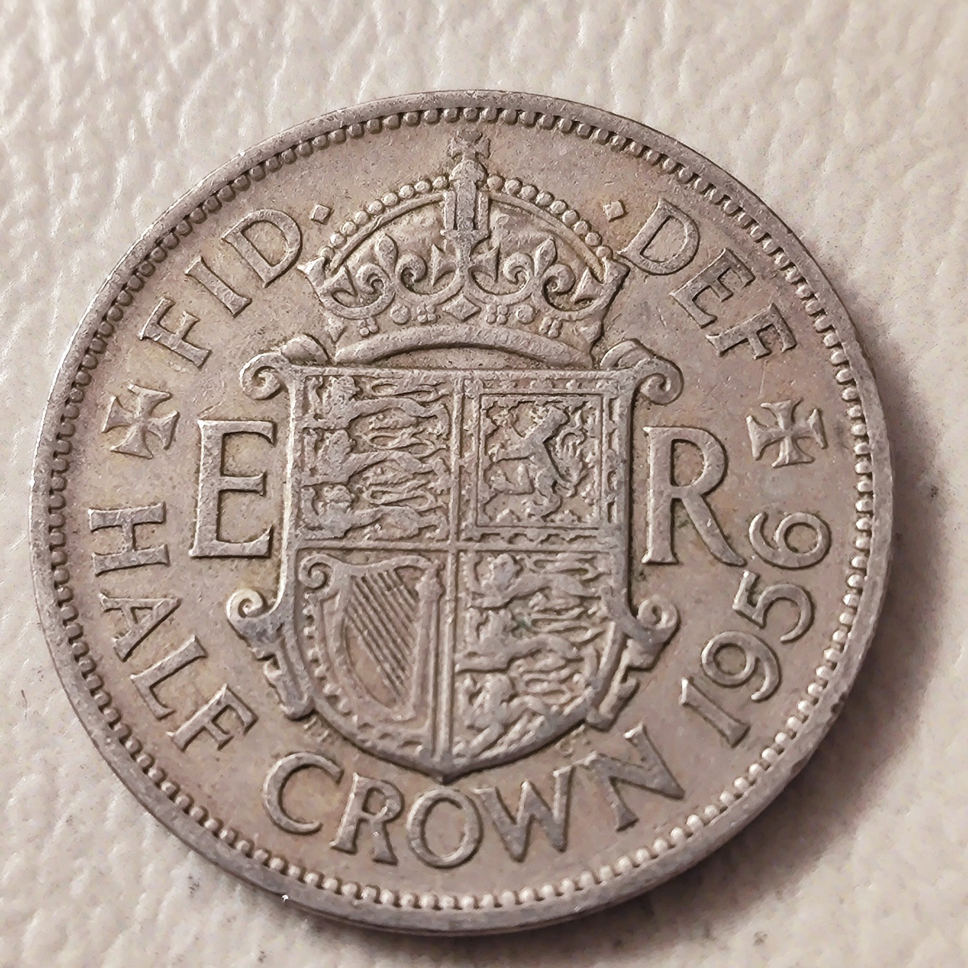 FCO-4A 英国伊丽莎白半克朗1956