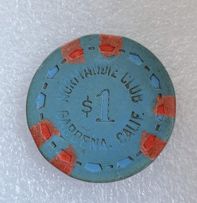 全场一元起拍 世界钱币散币专场 第39期 - 欧美赌场筹码 代价币 赌场原物 胶木稀土材质