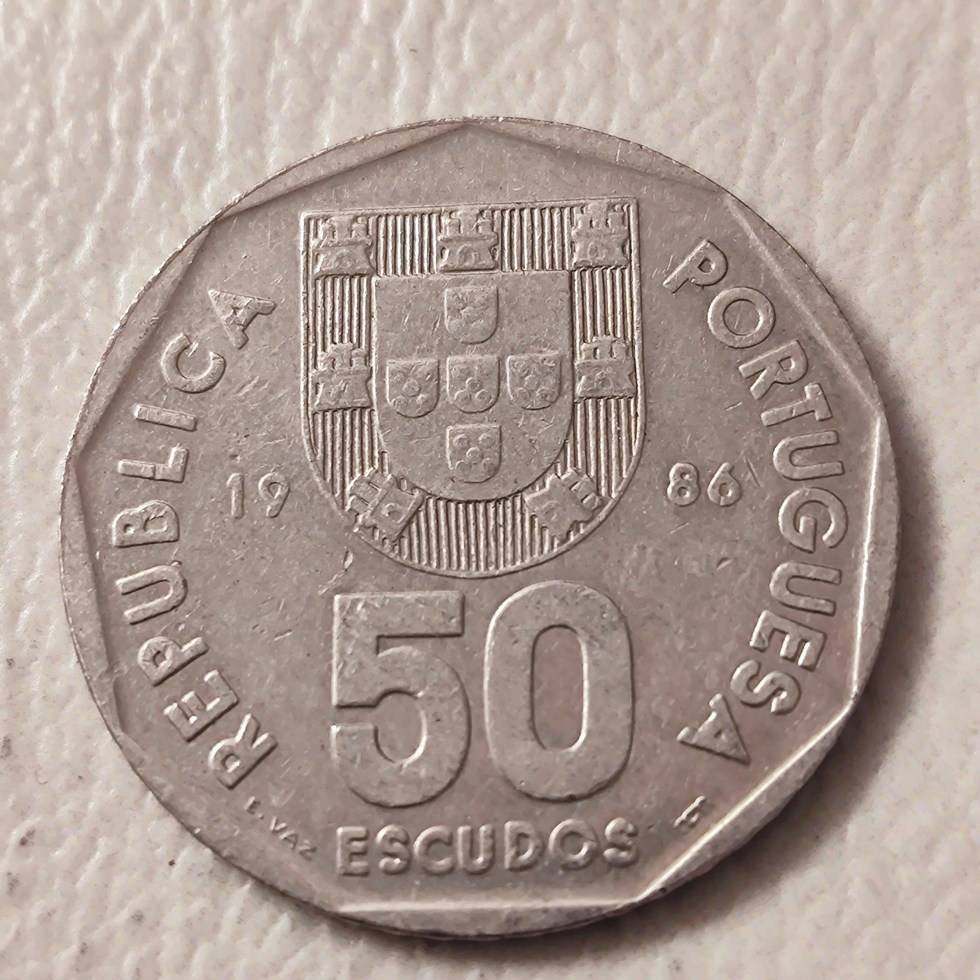 FCO-4A 葡萄牙50埃斯库多1986
