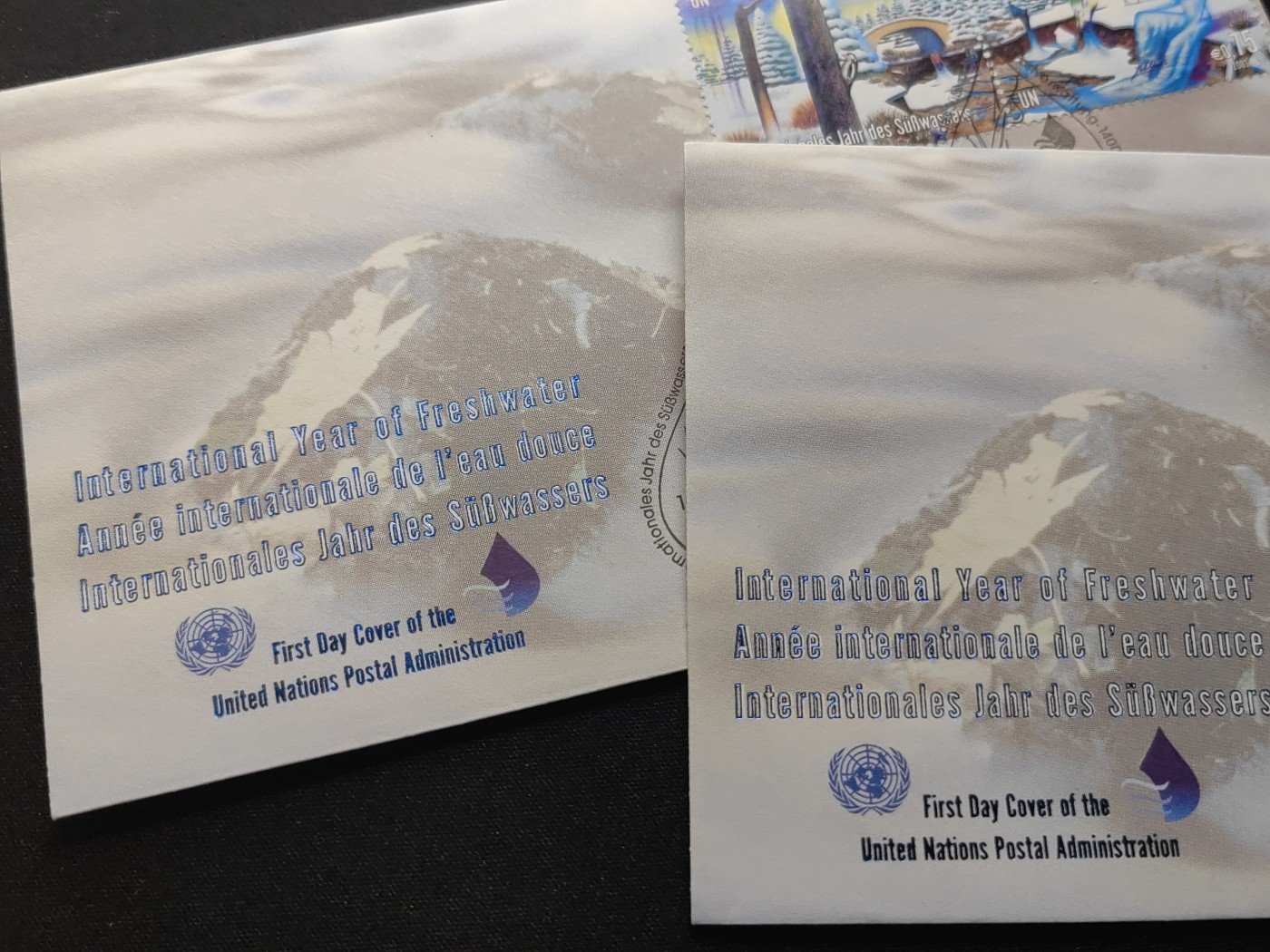 中外邮品精选专场（拍卖）第②⑧场 2003年联合国 保护地球淡水资源 一套