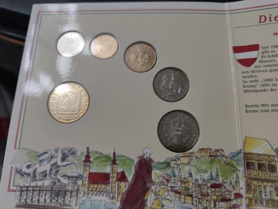 燕姐换藏第67拍 奥地利1995年流通币套装币