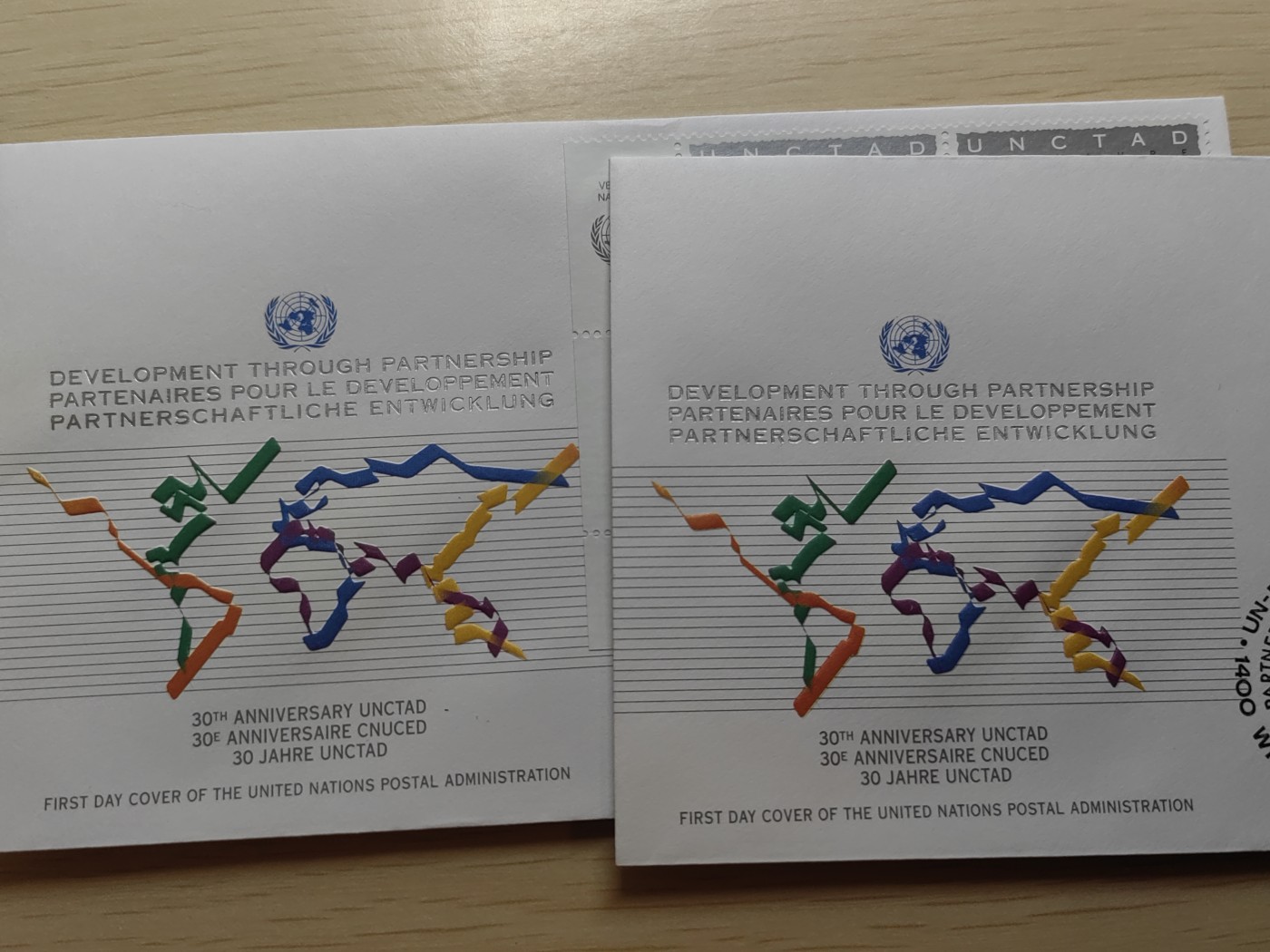 中外邮品精选专场（拍卖）第②⑧场 联合国1994年 贸易发展会议地图