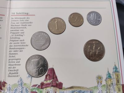 燕姐换藏第67拍 奥地利1995年流通币套装币