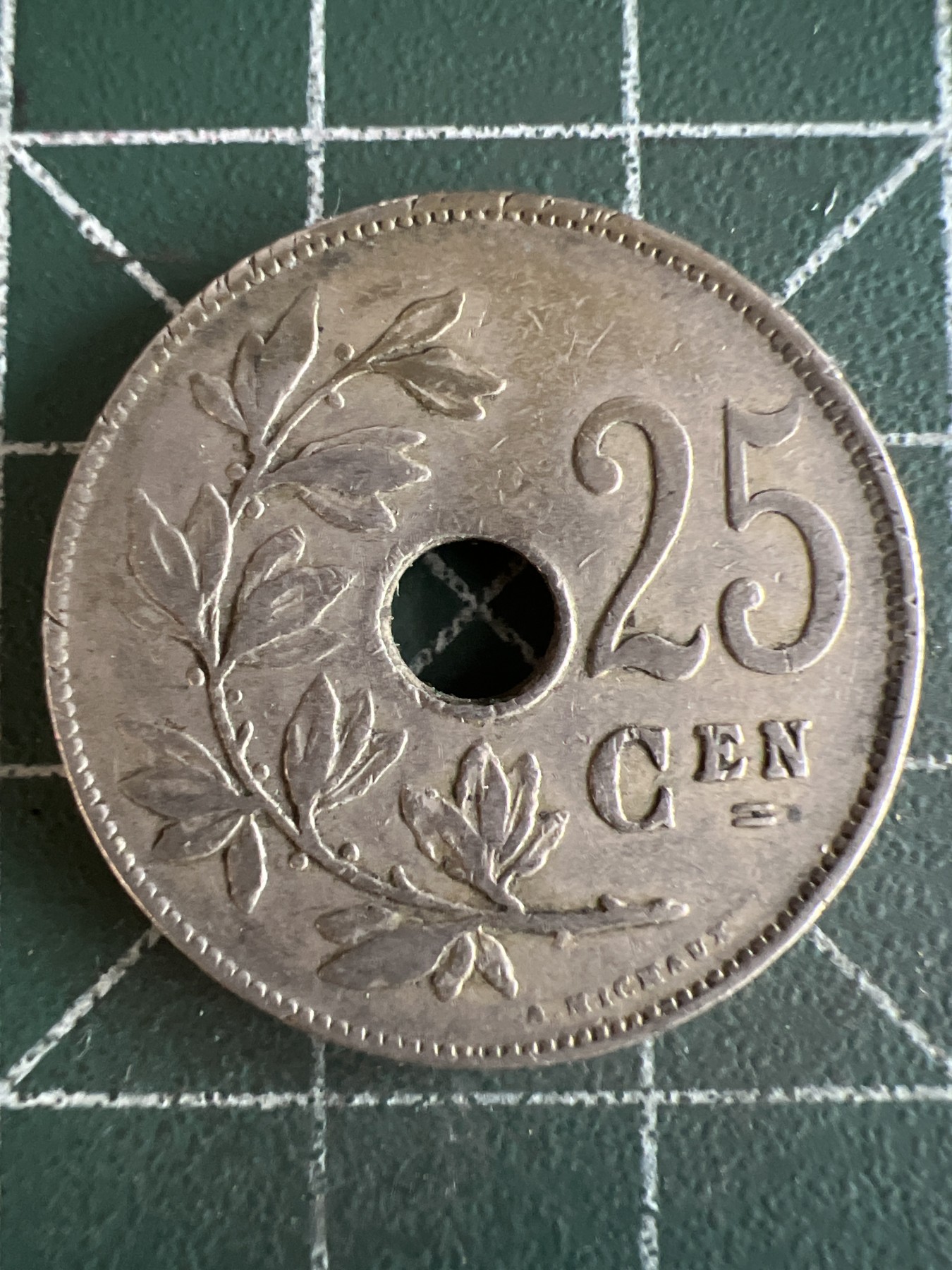 第479期 硬币专场 （无押金，捡漏，全场50包邮，偏远地区除外，接收代拍业务） 比利时25分