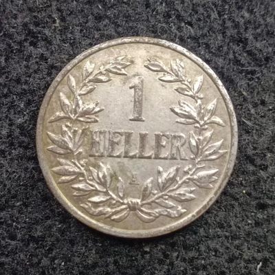 【淘币小摊】第二百零五拍 散币场  周五到周日三连拍 满百包邮可预留 每周一发货  - 德属1913年1赫勒镀银