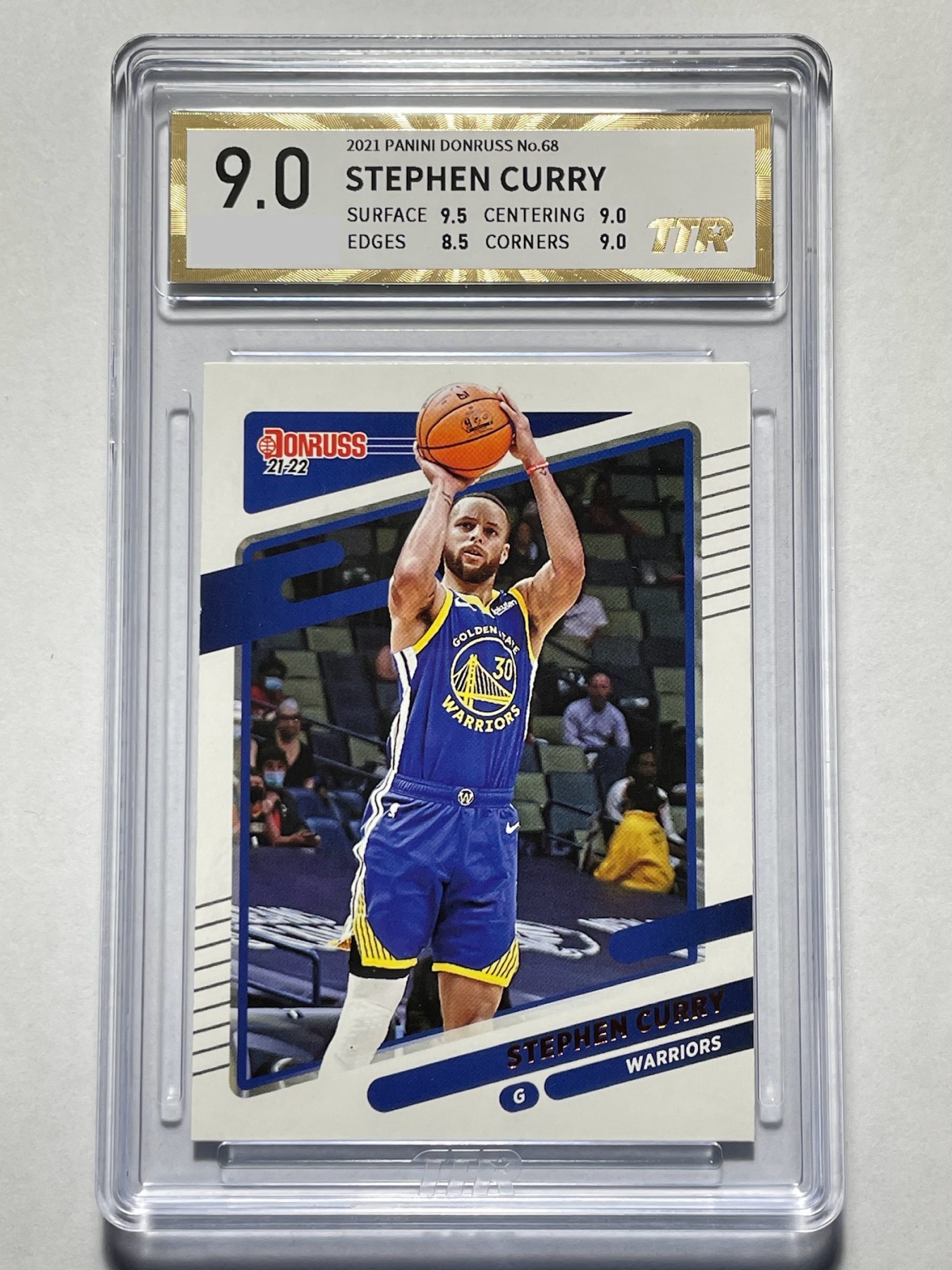 【德藏】卡牌拍卖第6期【无每件最低收费！！！】 NBA 2021 PANINI donruss 金州勇士 小学生 斯蒂芬·库里 TTR 9