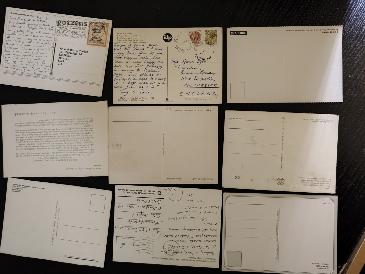 全场0元起拍 第110期 咸鱼国勋章拍卖专场 11月19日（周三）下午6：00开始 各国老明信片9张