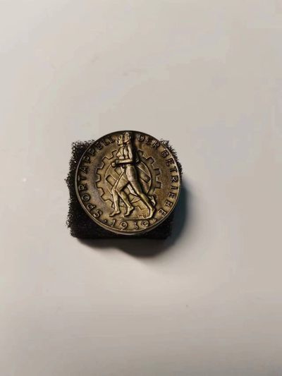 阿娜斯塔西亚军事题材拍卖第四期 - 德三1939DAF劳工阵线运动小徽章