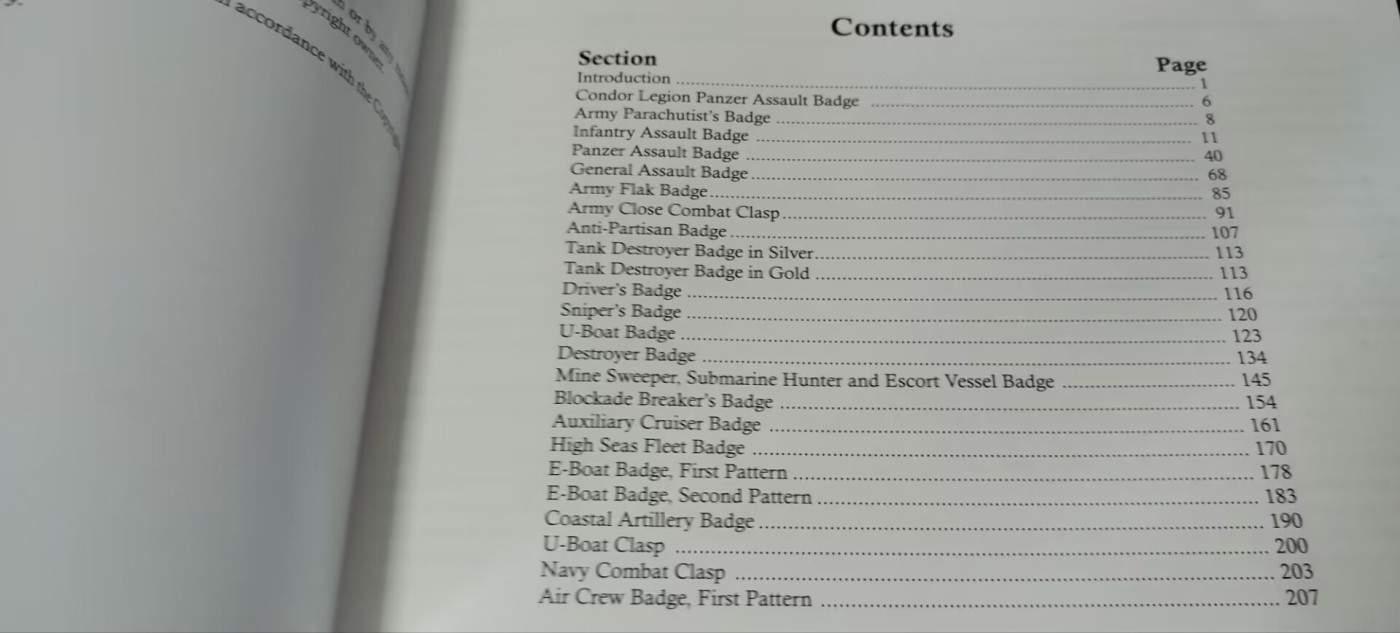 阿娜斯塔西亚军事题材拍卖第四期 德三战斗奖章图鉴说明书