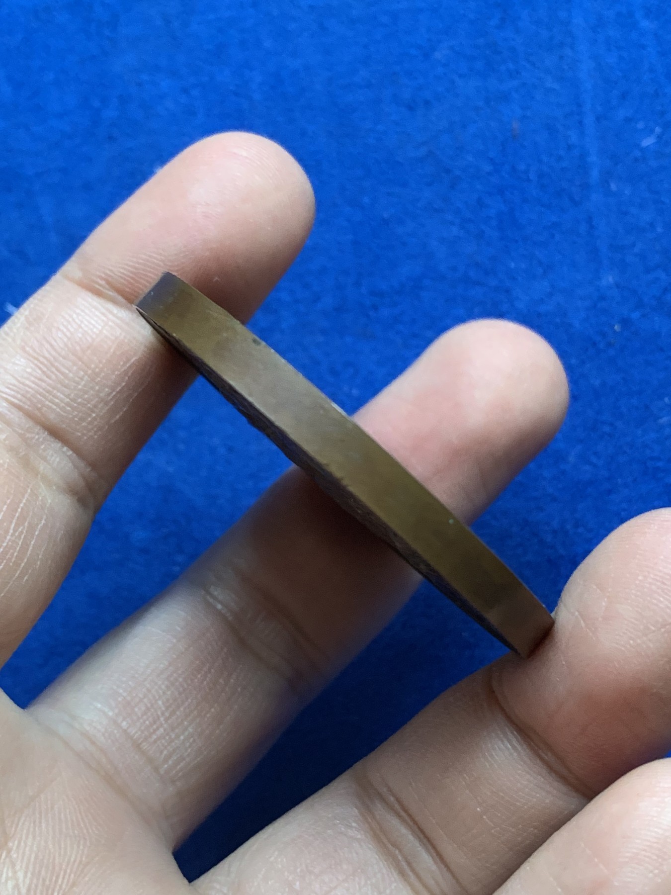 《竞宝斋》八角与章专场 第217场-周日，周一 2场 (全场包邮) 法国1821年巴塞罗那瘟疫期间法国援助铜质奖章，53.89g，47.6mm，早期无边铭，非常漂亮的巧克力色