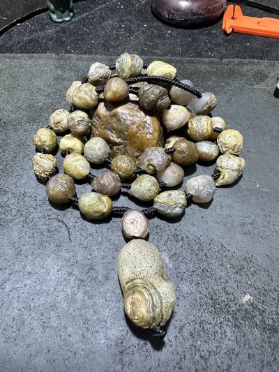 放福利，精美天然罕见戈壁眼石原石项链一条 - 放福利，精美天然罕见戈壁眼石原石项链一条