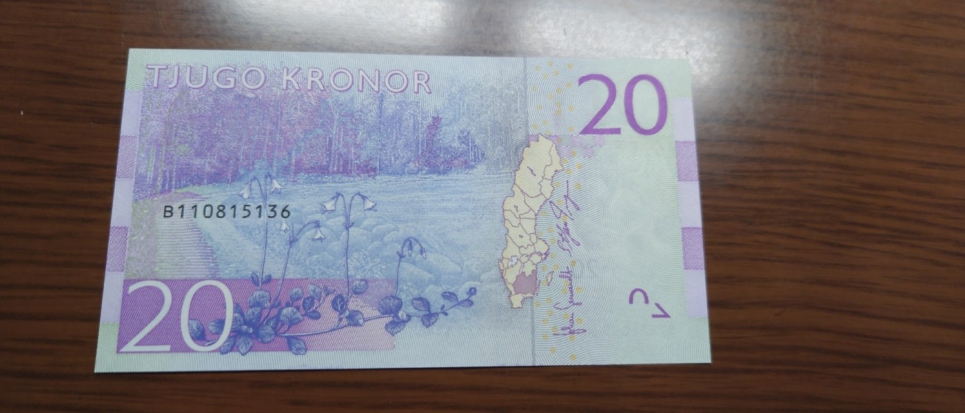 【世界钱币】精选微拍第83期暨2023年第三十期 少量硬货无底价起拍 瑞典20克朗 全新绝品无47尾号5136