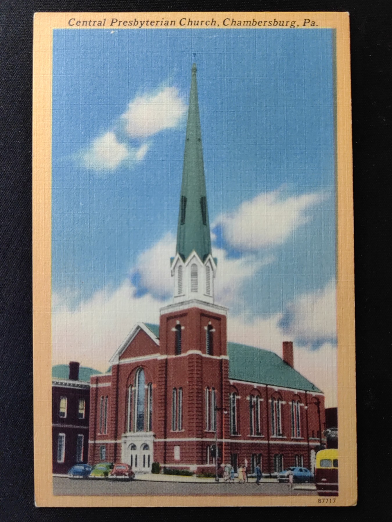 多国古典明信片、邮封、专场（拍卖）第②⑨场 中央长老会教堂-钱伯斯堡-宾夕法尼亚州
