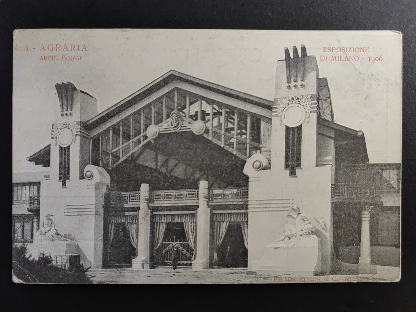 多国古典明信片、邮封、专场（拍卖）第②⑨场 意大利米兰展览-1906年 农业馆