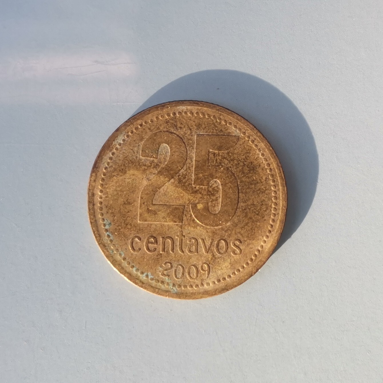 【易洋钱喜】第18场 外国硬币专场 满百包邮 阿根廷黄铜25分