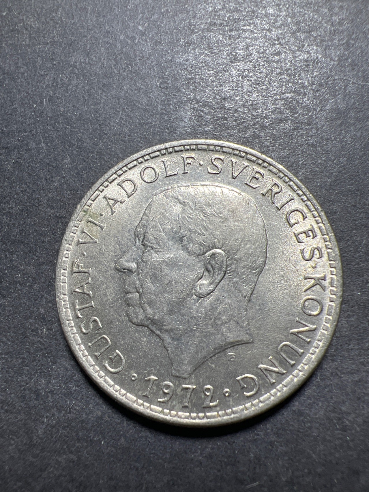 【8个洞收藏】第30场★ 0起1加★硬币专场 新规则实施  瑞典1972年5克朗宪法改革纪念币