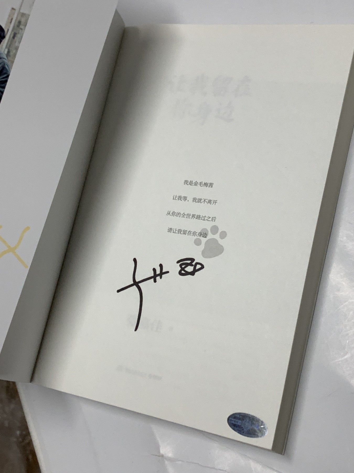 零元拍：作家 张嘉佳 亲笔签名著书《让我留在你身边》