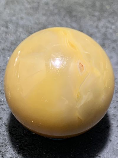 仅此一个！精美高玉化天眼纹战国红玛瑙大圆珠一颗 - 仅此一个！精美高玉化天眼纹战国红玛瑙大圆珠一颗