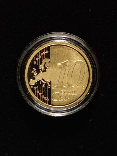 金瓯世界币章小拍第一期 - 圣马力诺精制欧元10分2020年