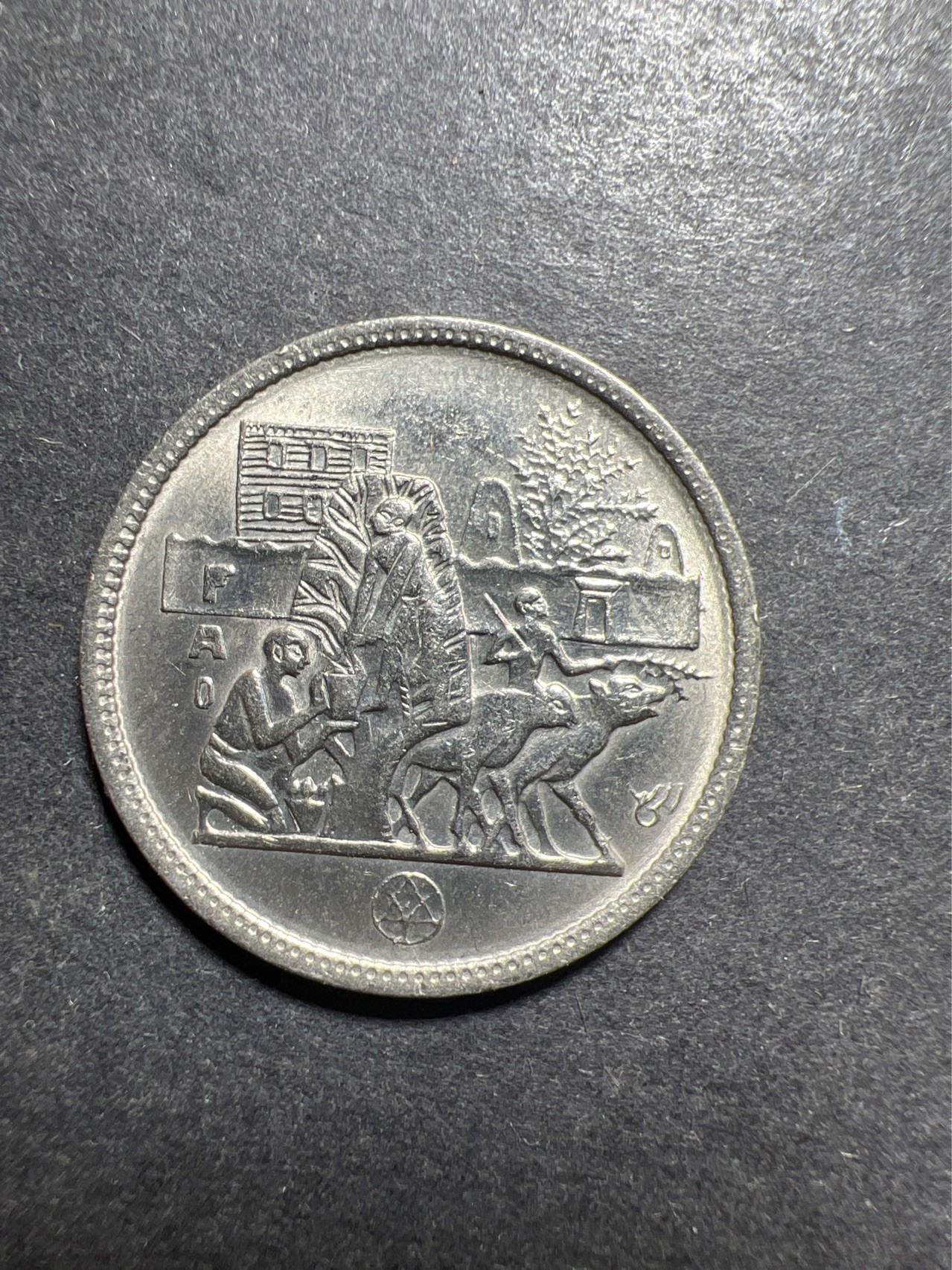 【8个洞收藏】第30场★ 0起1加★硬币专场 新规则实施  埃及1977年5皮阿斯特