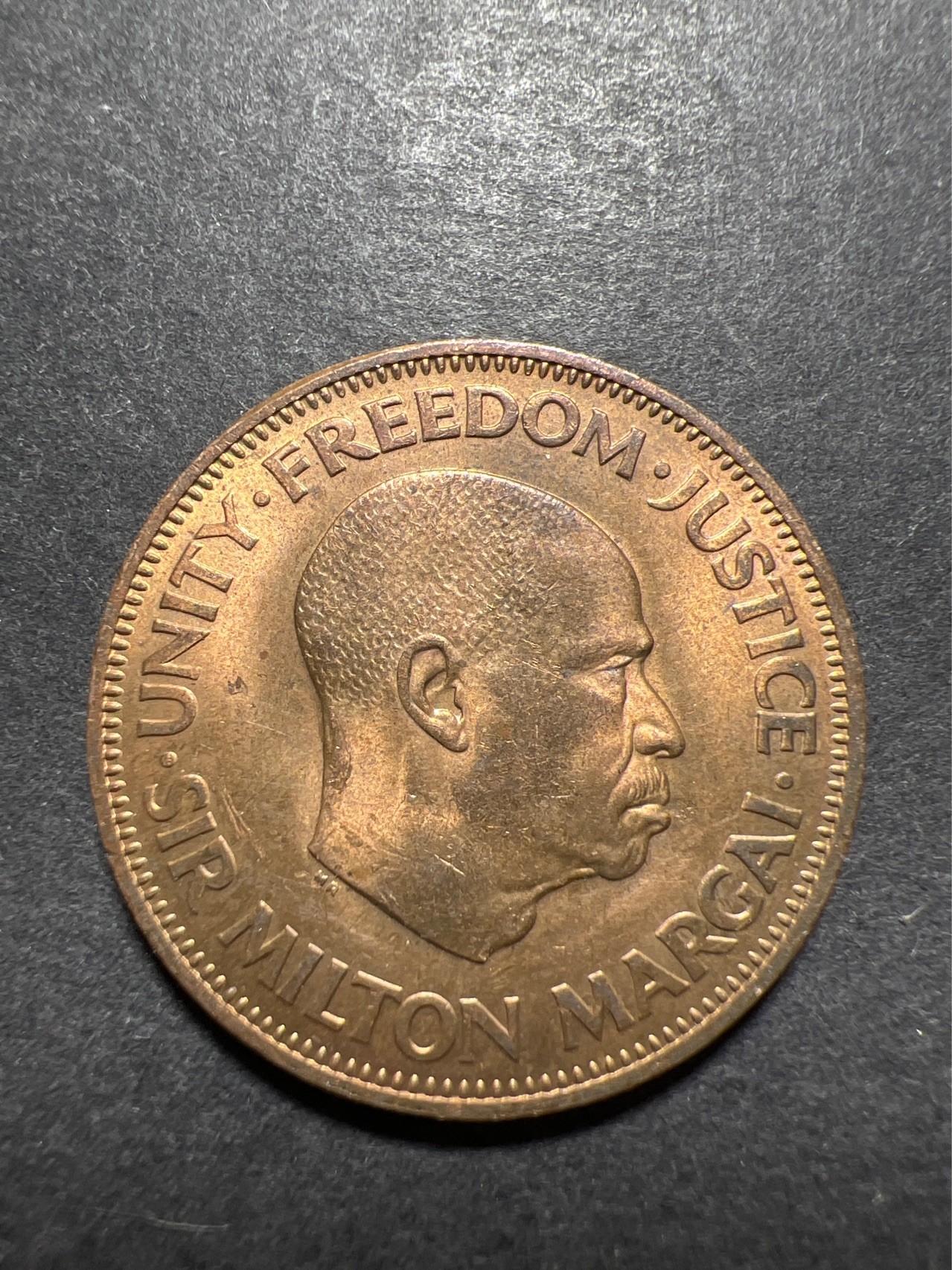 【8个洞收藏】第30场★ 0起1加★硬币专场 新规则实施  塞拉利昂1分硬币 1964年版