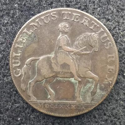 【淘币小摊】第二百零八拍 散币场  周三到周日五连拍 满百包邮可预留 每周一发货  - 英国1791年半便士铜代币