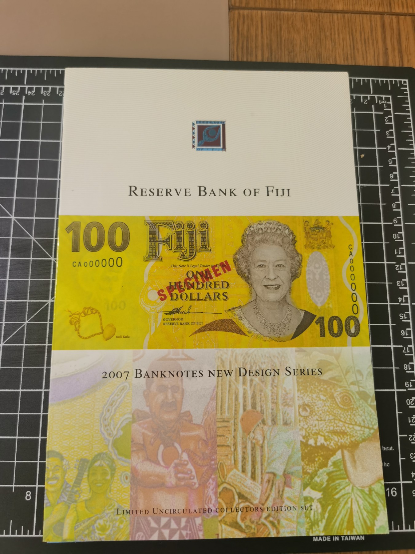 ｛北京钱博会专场｝Immortal auction豹子号及精品专场 斐济全同号，2743，Unc（带册）