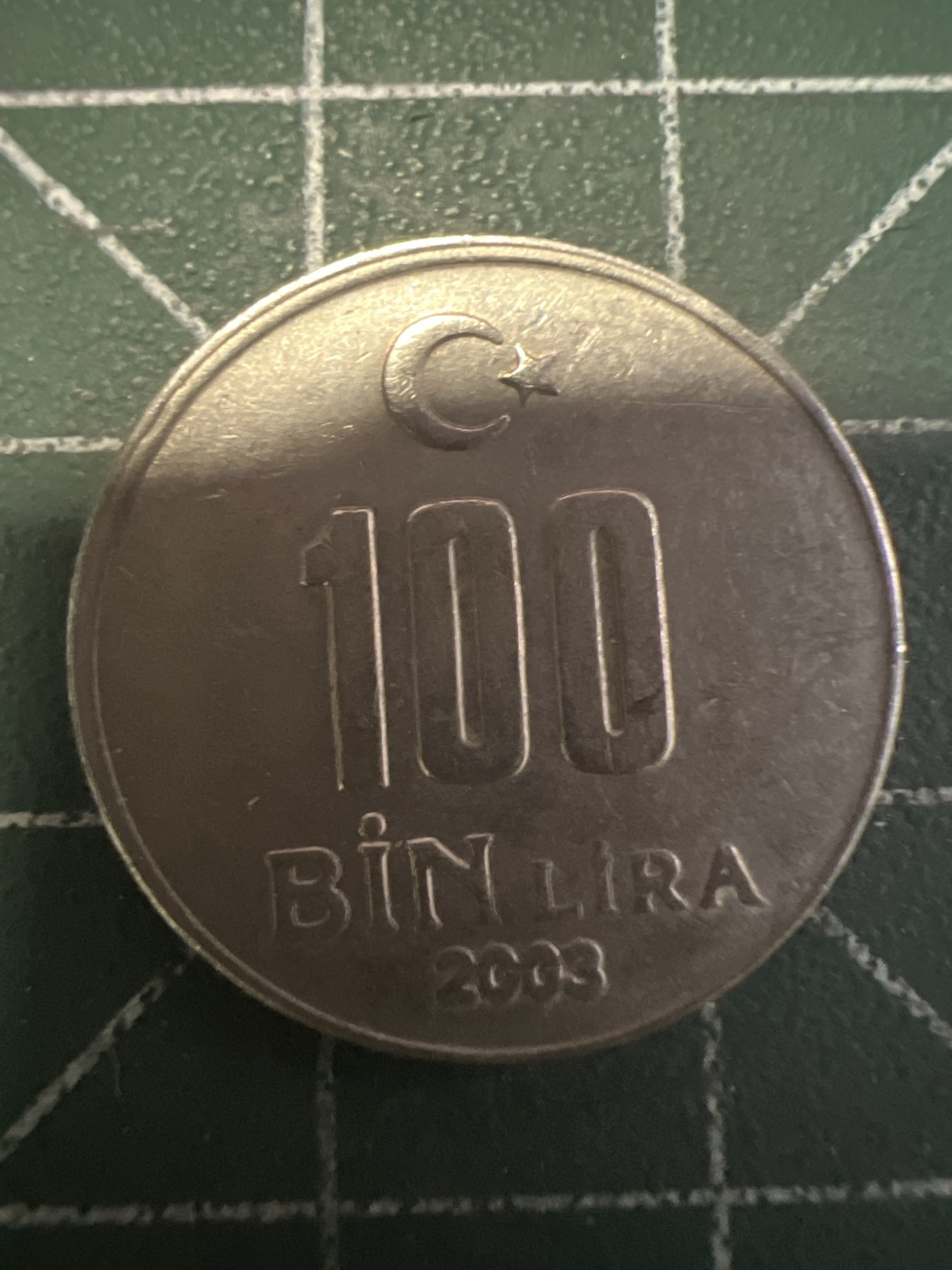 第480期 硬币专场 （无押金，捡漏，全场50包邮，偏远地区除外，接收代拍业务） 土耳其100bin里拉