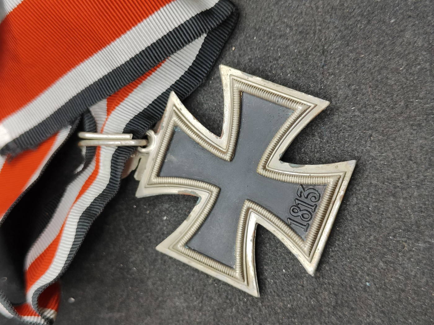 全场0元起拍 第111期 咸鱼国勋章拍卖专场 11月26日（周日）下午6：00开始 稀少 西德 57版 RK 三层铁芯结构 橡叶双剑饰骑士铁十字勋章