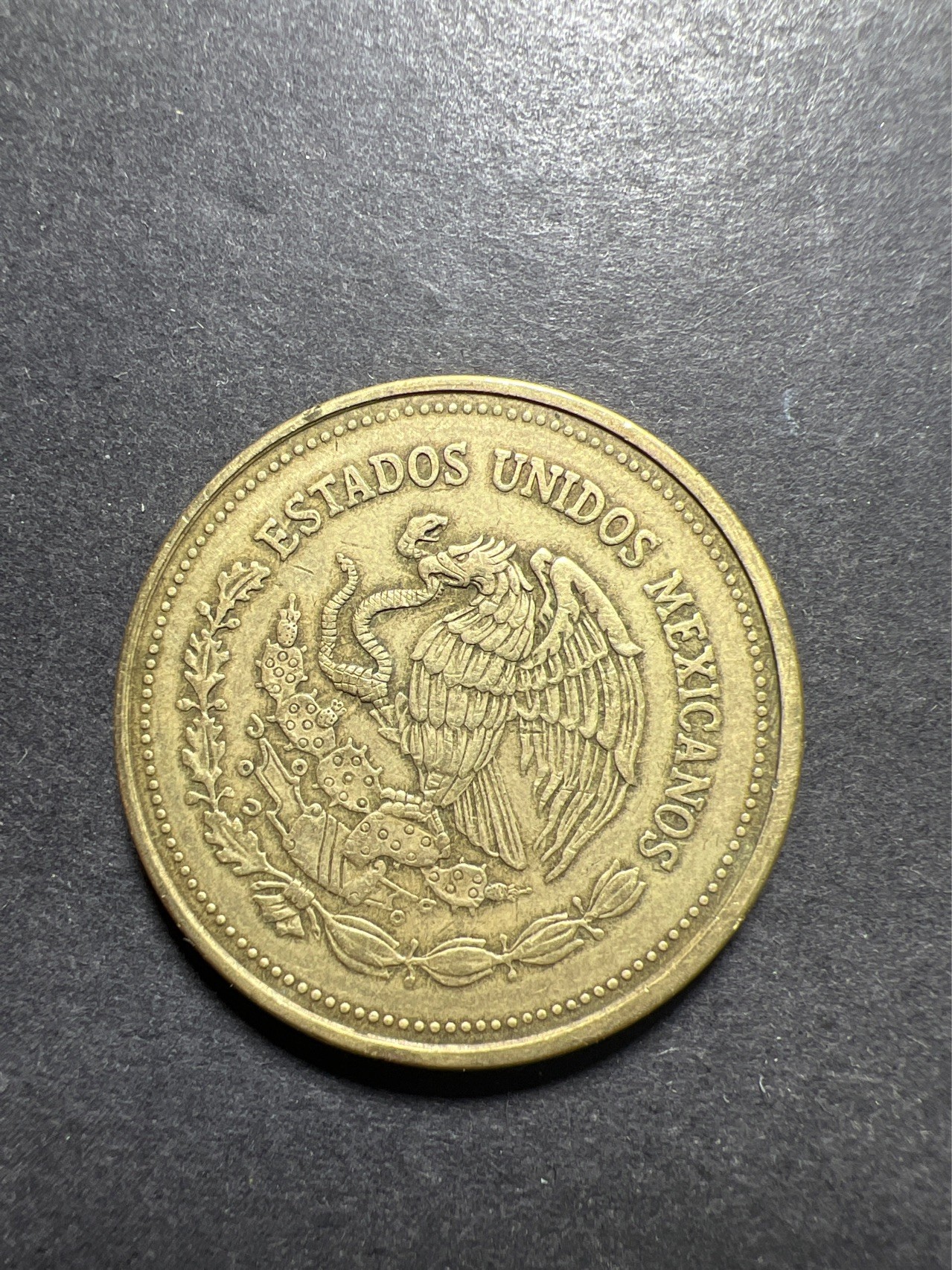 【8个洞收藏】第30场★ 0起1加★硬币专场 新规则实施  1989年墨西哥 100比索 胡安娜修女