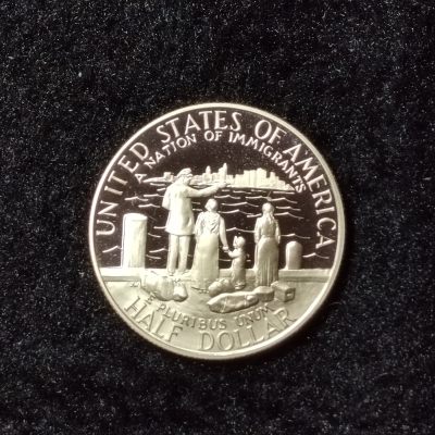 巴斯克收藏第198期 纪念币专场 12月5/6/7 号三场连拍 全场包邮 - 美国 1986年 ½美元精制铜镍合金纪念币 自由女神像纪念