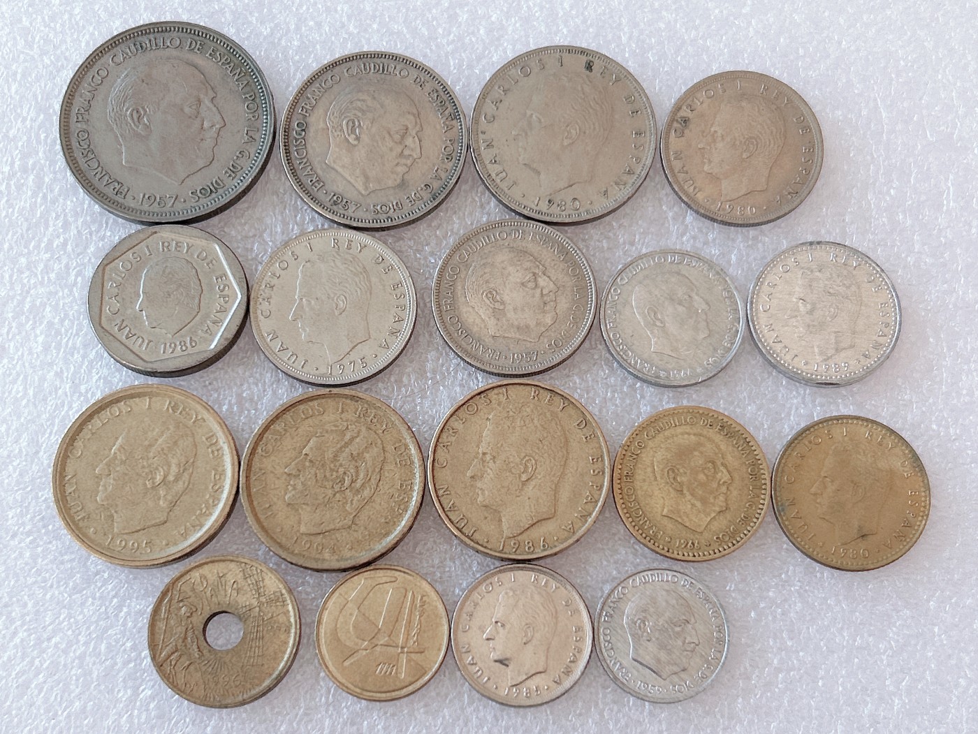 全场一元起拍 世界钱币银币、散币专场 第40期 西班牙硬币 18枚