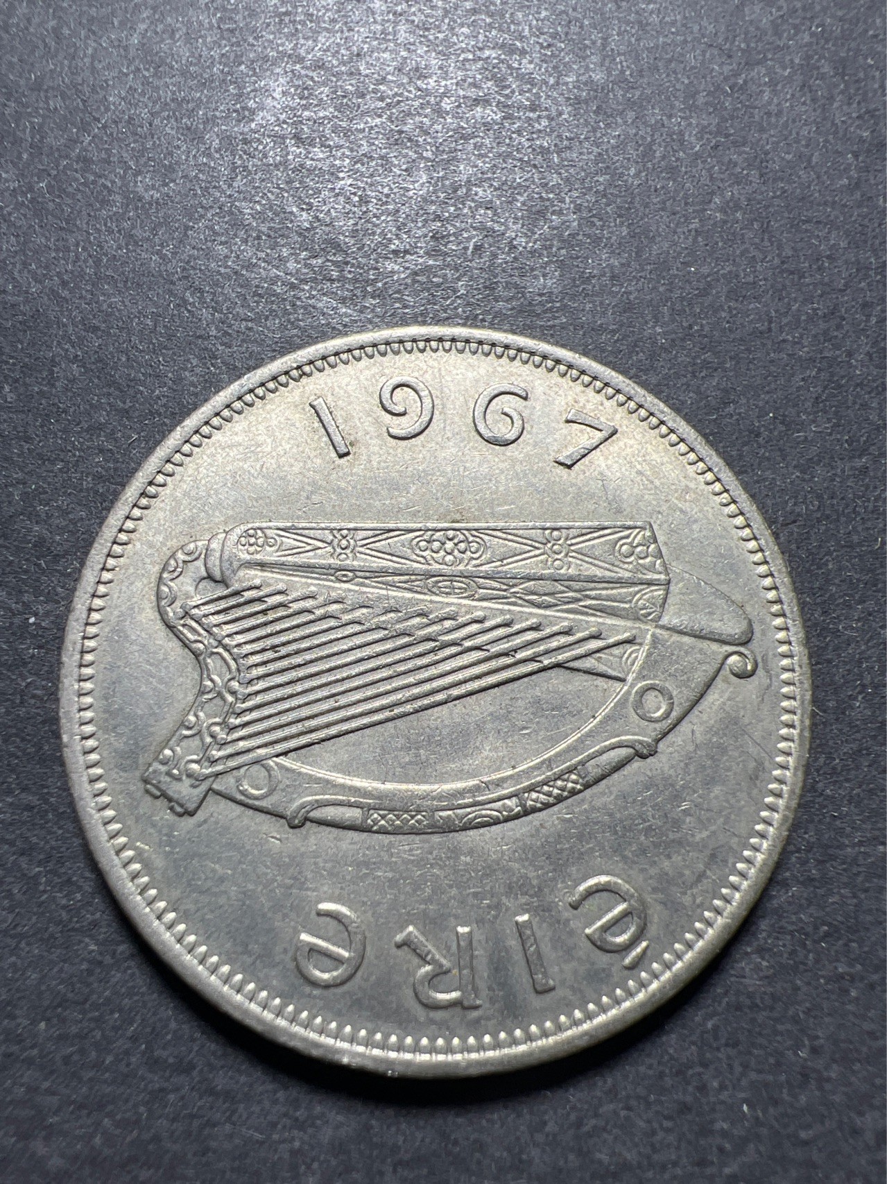 【8个洞收藏】第30场★ 0起1加★硬币专场 新规则实施  爱尔兰1967年2.5先令