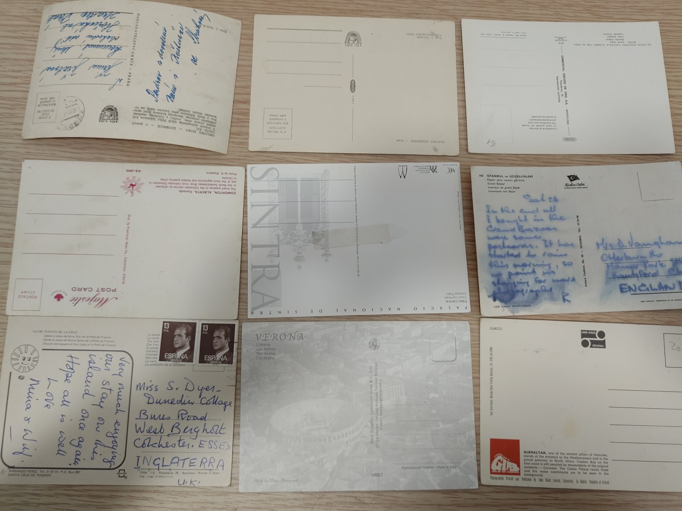 全场0元起拍 第111期 咸鱼国勋章拍卖专场 11月26日（周日）下午6：00开始 各国老明信片9张