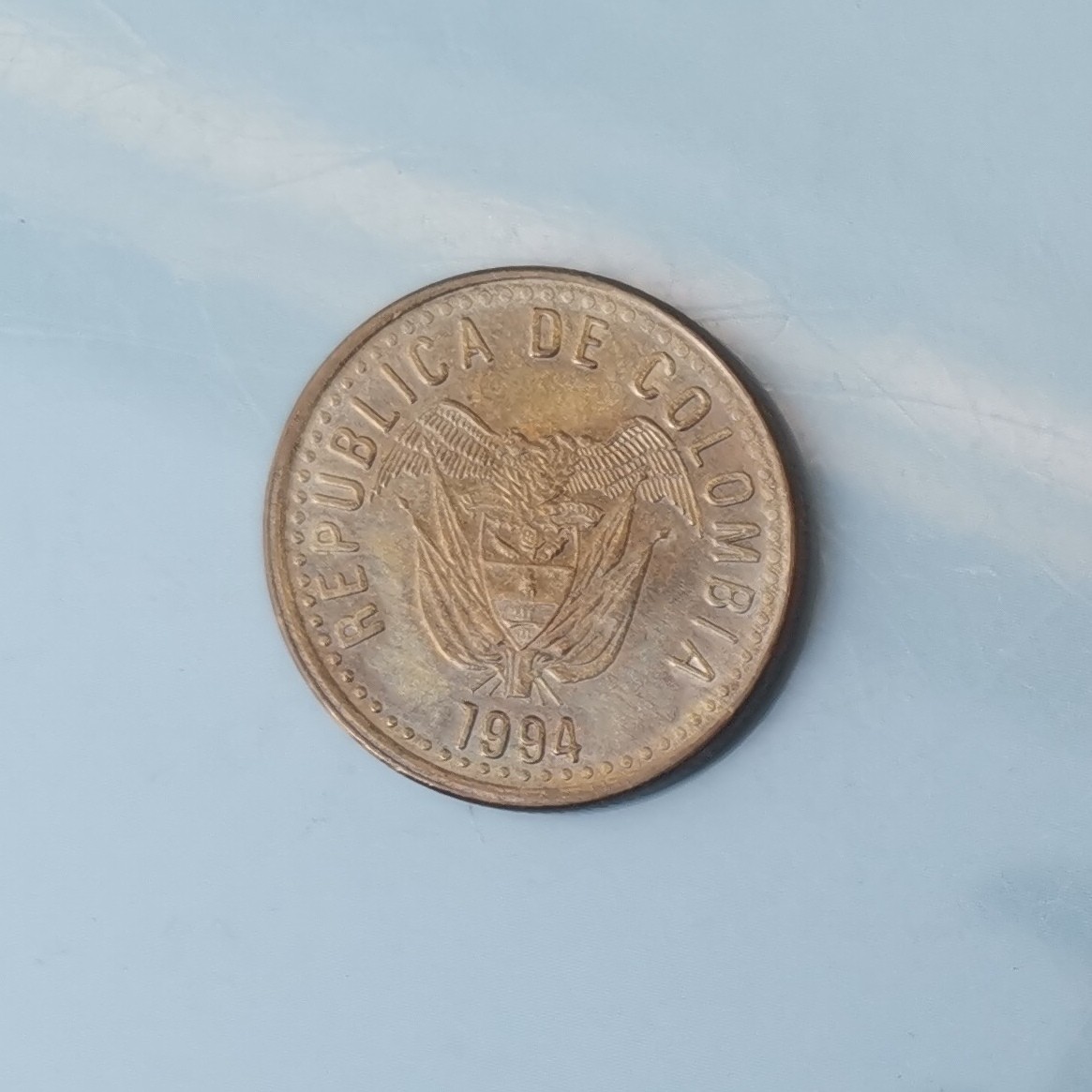 【易洋钱喜】第18场 外国硬币专场 满百包邮 哥伦比亚20比索