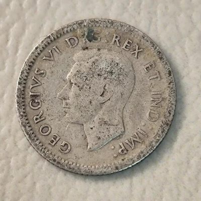 FCO-8-双色币-银币 - 加拿大乔治六世1938年10分银币