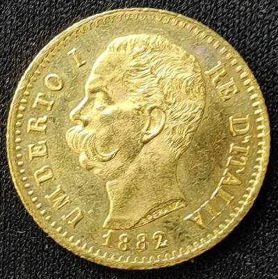 现代金银币专场 - 意大利温贝托20里拉金币