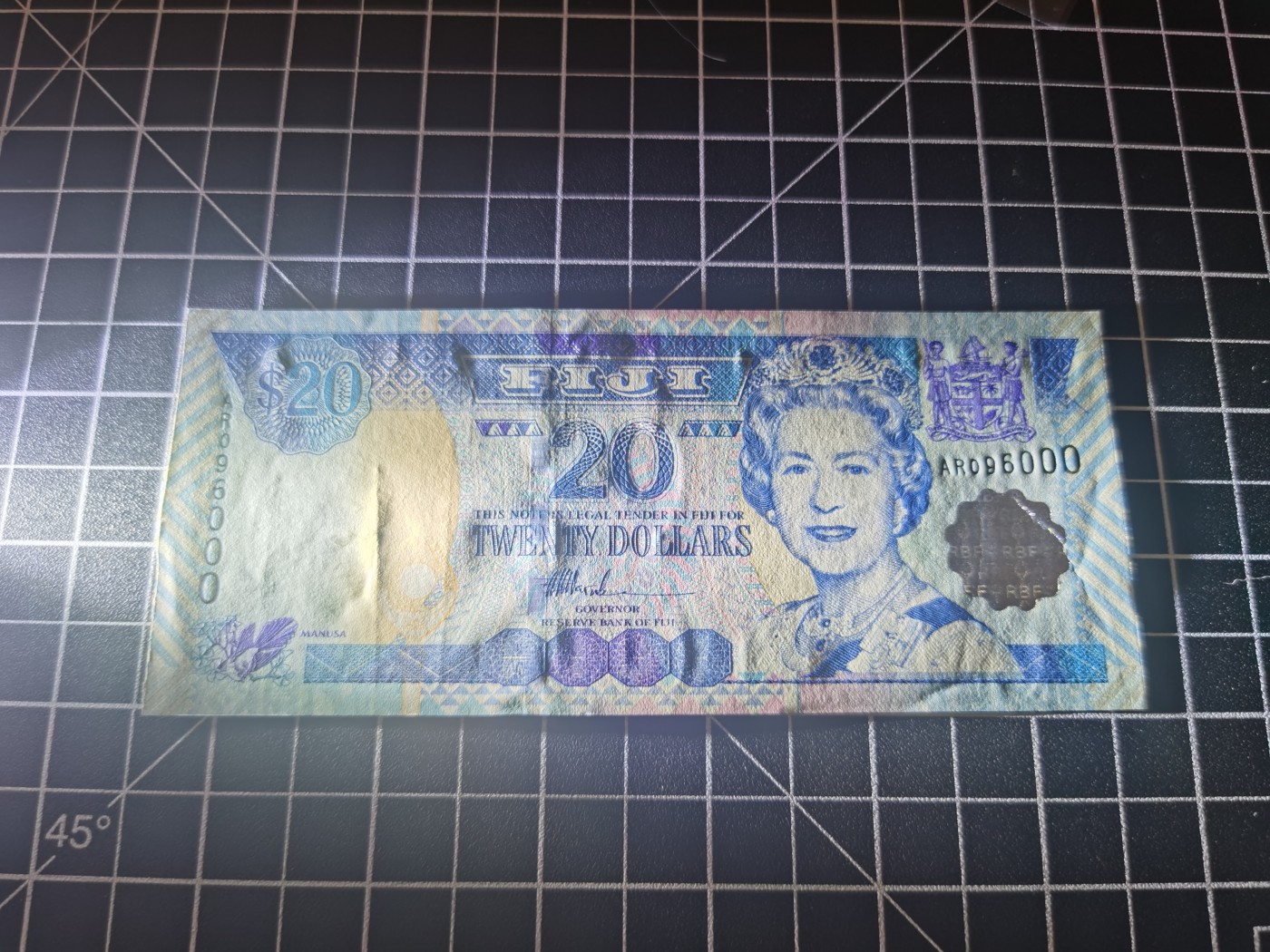 ｛北京钱博会专场｝Immortal auction豹子号及精品专场 斐济20，豹子号，Unc