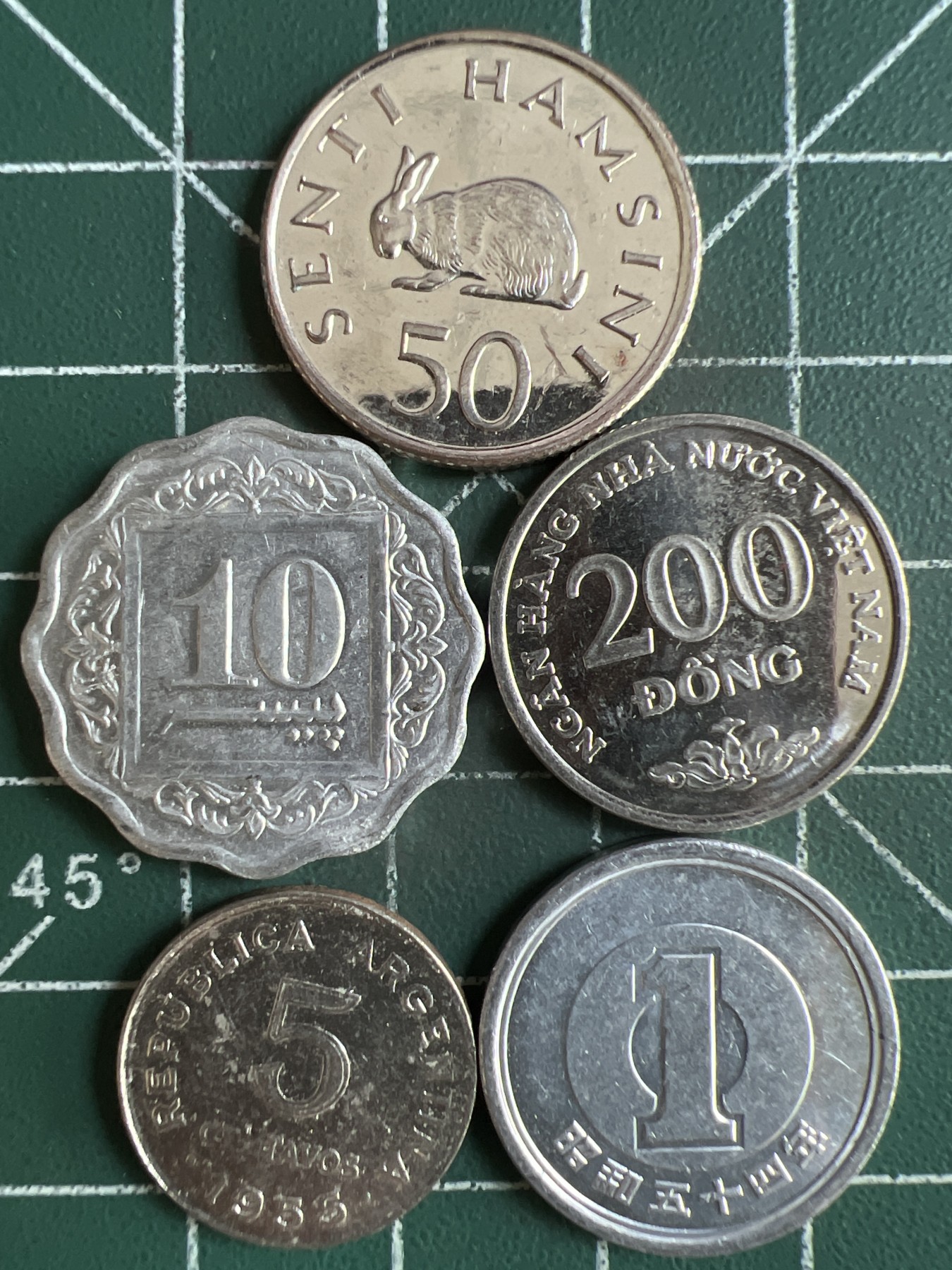 第466期 硬币专场 （无押金，捡漏，全场50包邮，偏远地区除外，接收代拍业务） 硬币五枚