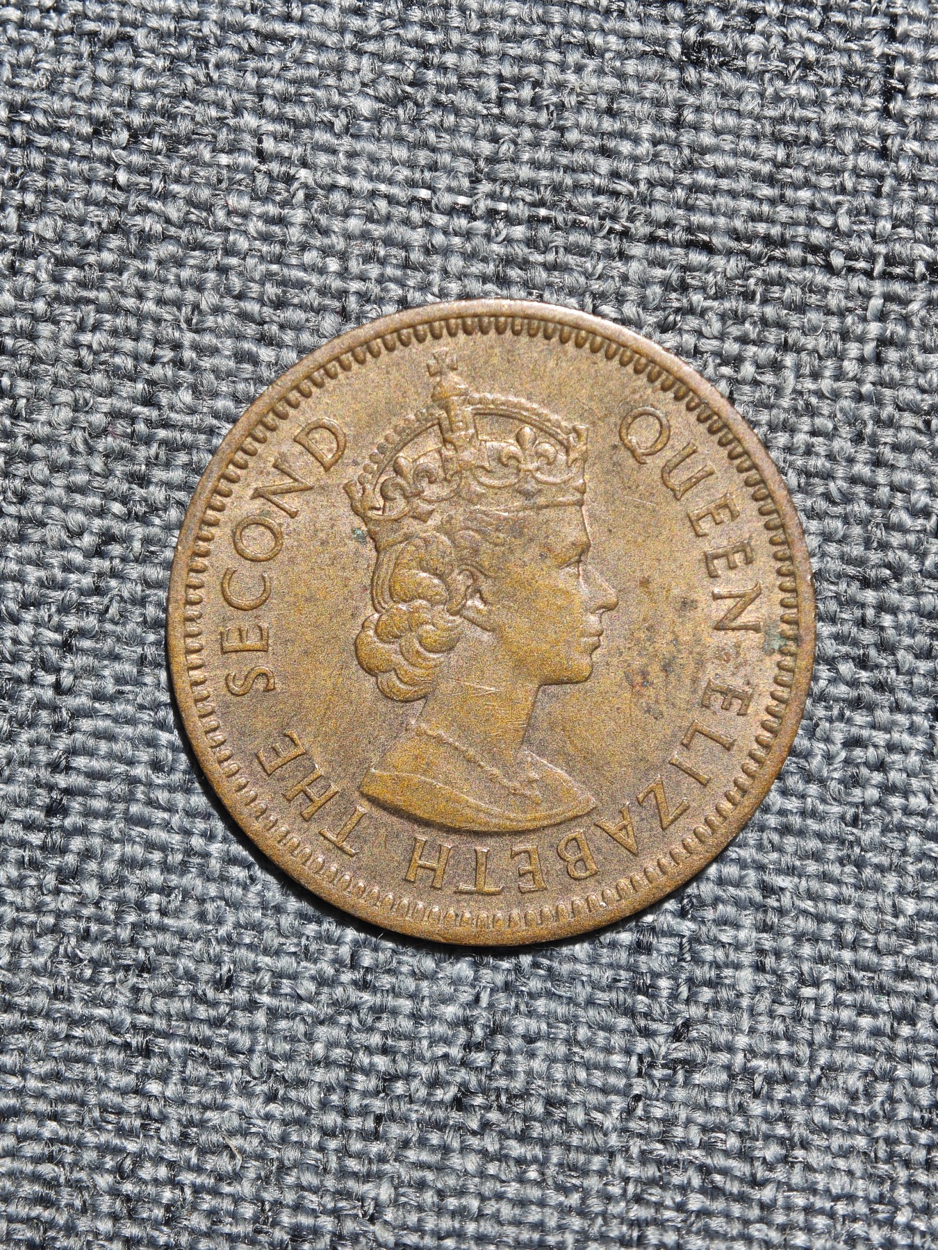 外国硬币收藏店第2期 1955年英属塞浦路斯3米尔飞鱼铜币