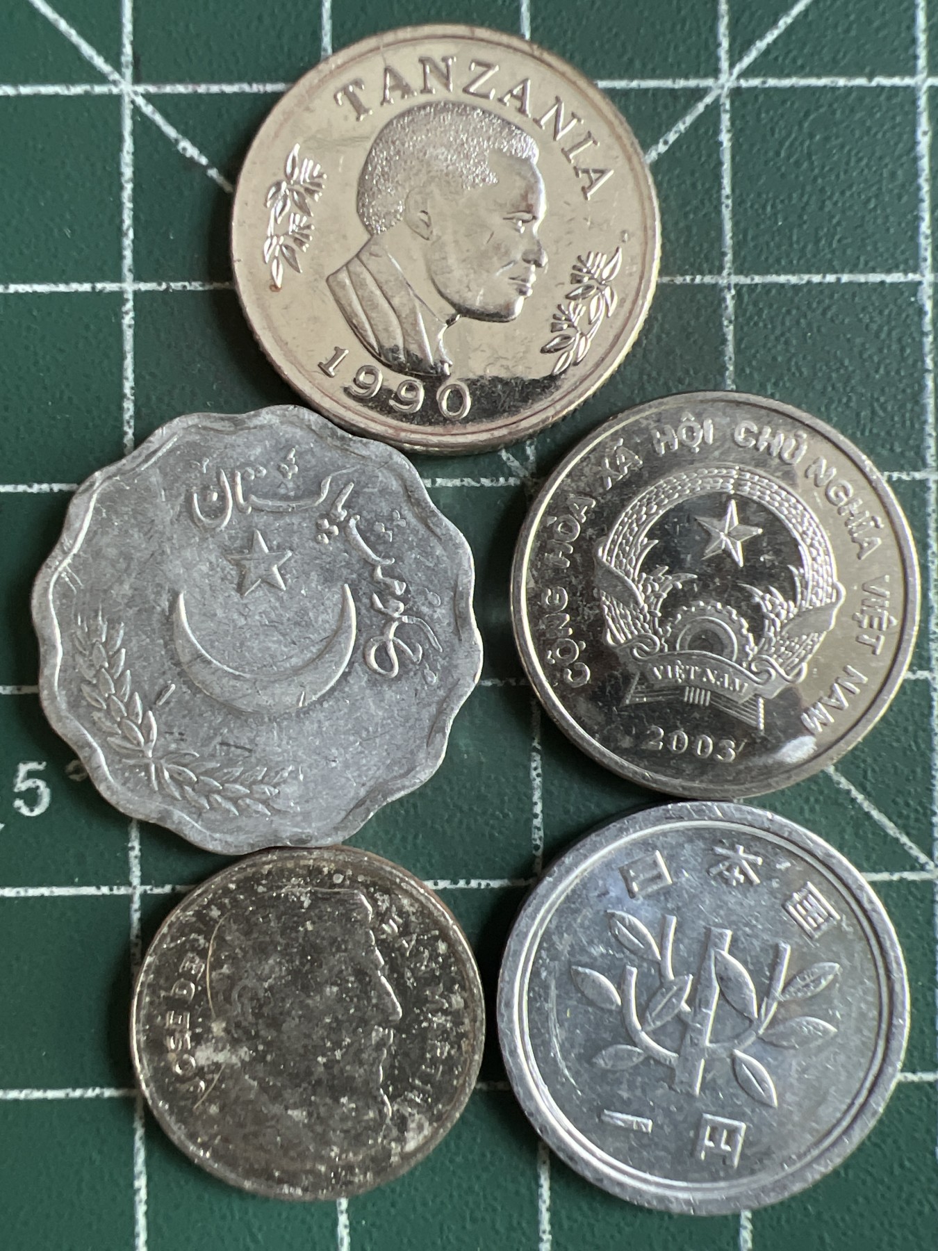 第466期 硬币专场 （无押金，捡漏，全场50包邮，偏远地区除外，接收代拍业务） 硬币五枚