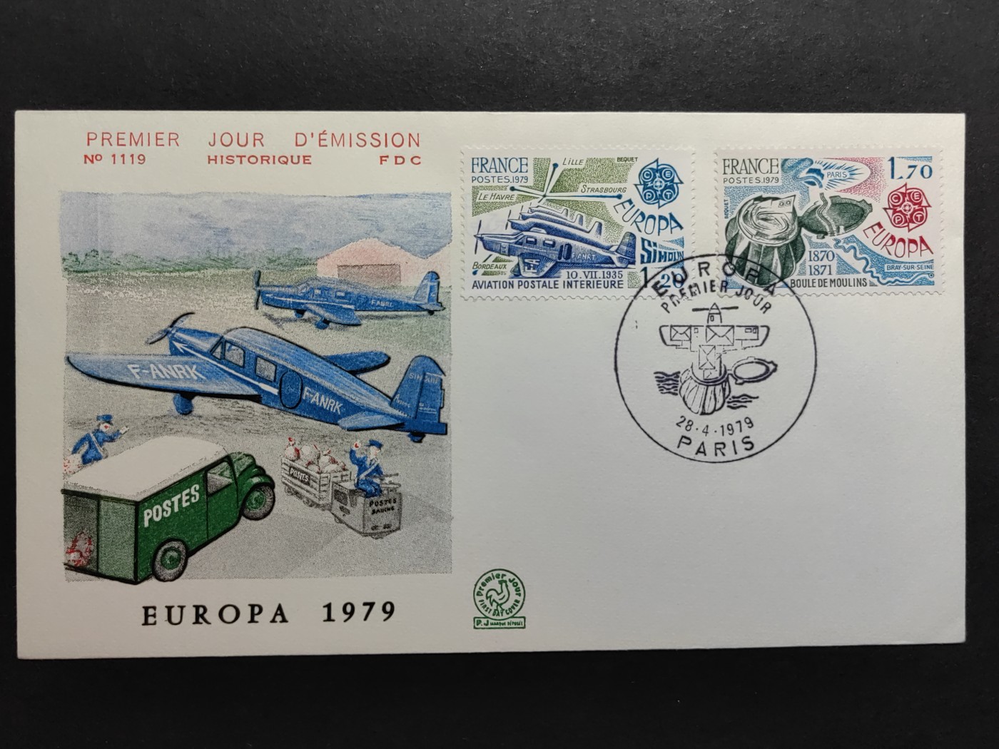 精品邮封专场（拍卖）第３０场 法国1979年 欧罗巴 邮政历史