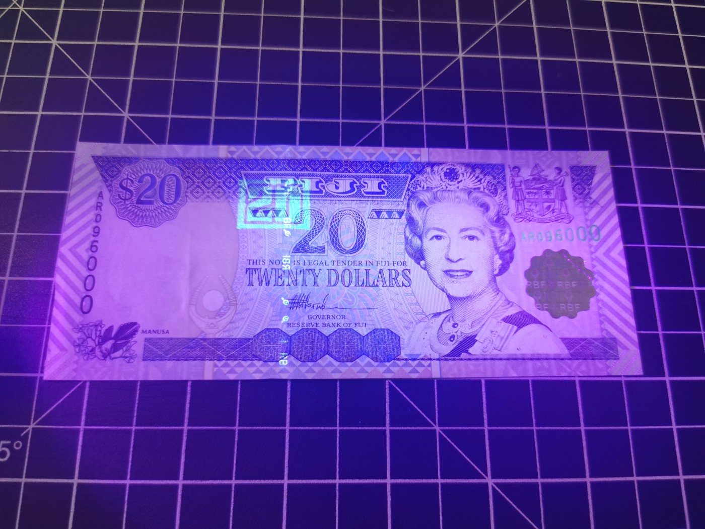 ｛北京钱博会专场｝Immortal auction豹子号及精品专场 斐济20，豹子号，Unc