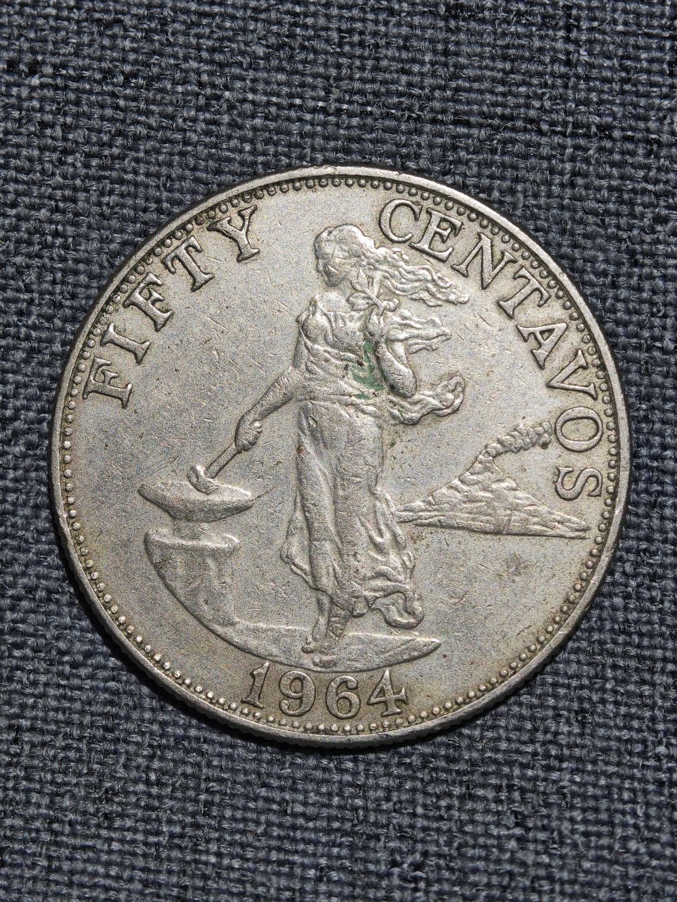 外国硬币收藏店第2期 美品菲律宾1964年女神10分