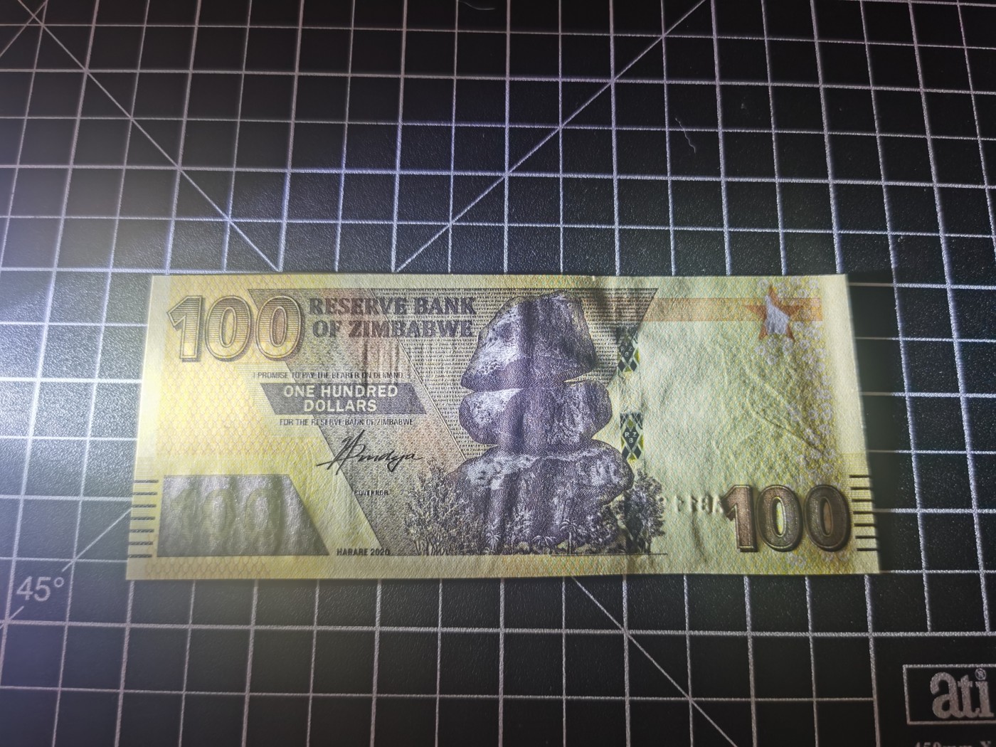 ｛北京钱博会专场｝Immortal auction豹子号及精品专场 津巴布韦100，豹子号，Unc