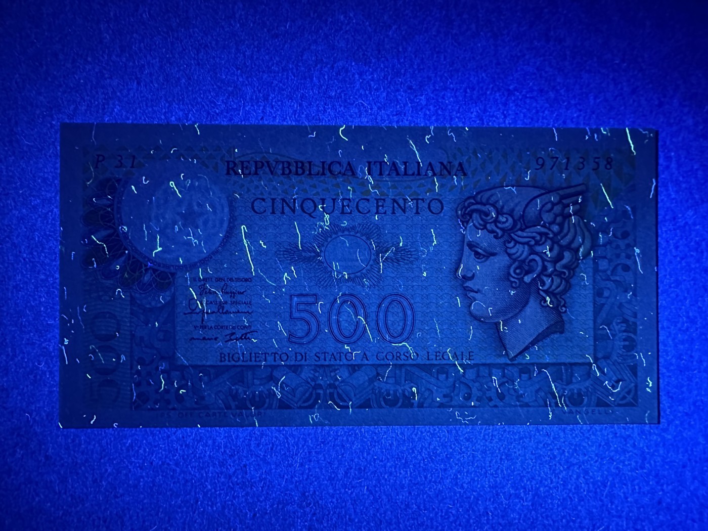 《张总收藏》127期-外币精品汇 意大利500里拉 UNC 1974年